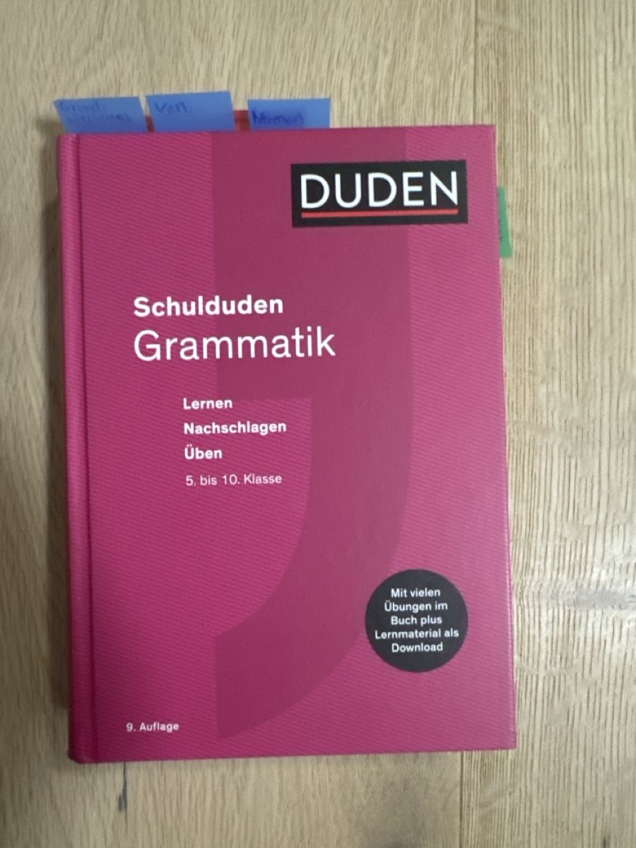 Bücher: Schulduden Grammatik – Neu (gemäss Beschreibung) aus Zollikofen von mon_mj72