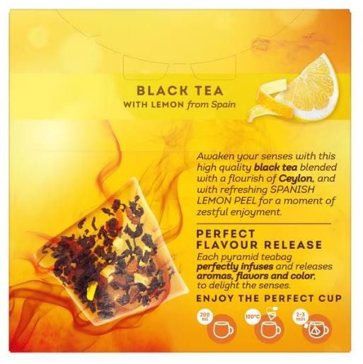 Cibi & Specialità: Lipton Tea - Lemon - Pyramidenteebeutel – Nuovo e nell'imballaggio originale da Gampelen venduto da Geschenkxy 2