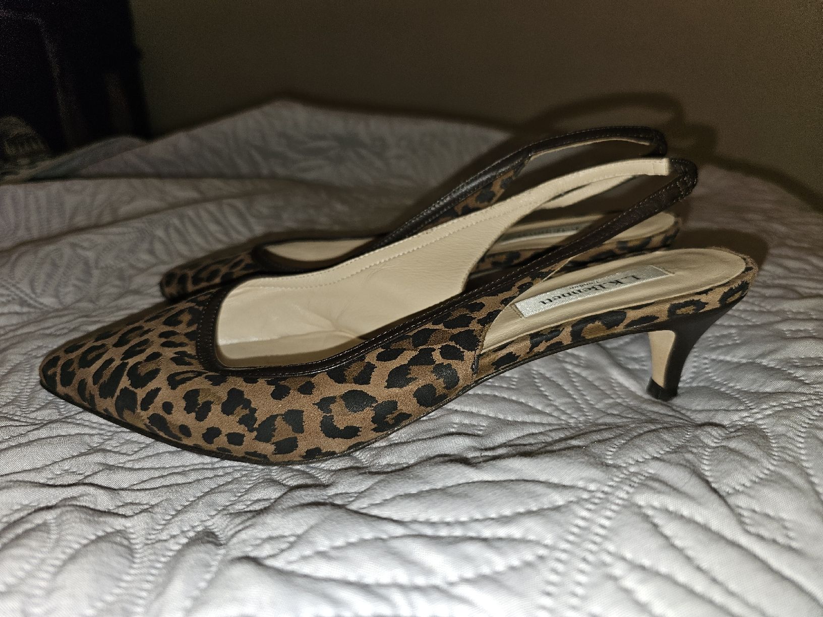 Damenschuhe: Escarpins L.K.Bennett pointus léopard T40 cuir – Gebraucht aus Tecknau von Anadias 1