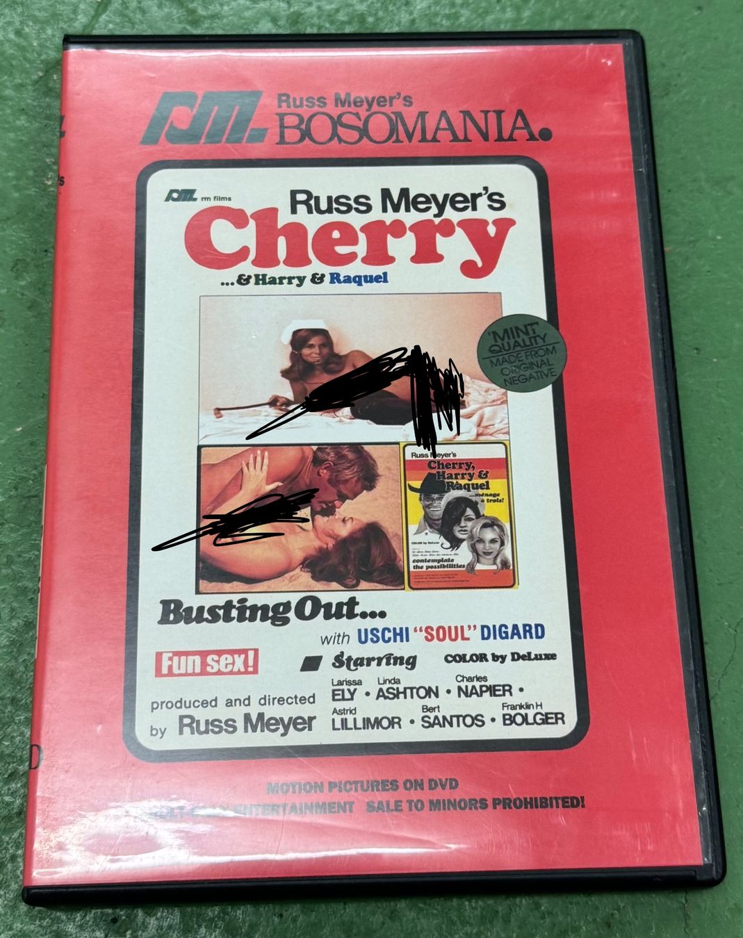 Tutti i DVDs: Russ Meyer: Cherry, Harry & Raquel! – Usato da Basel venduto da Ostschweiz06