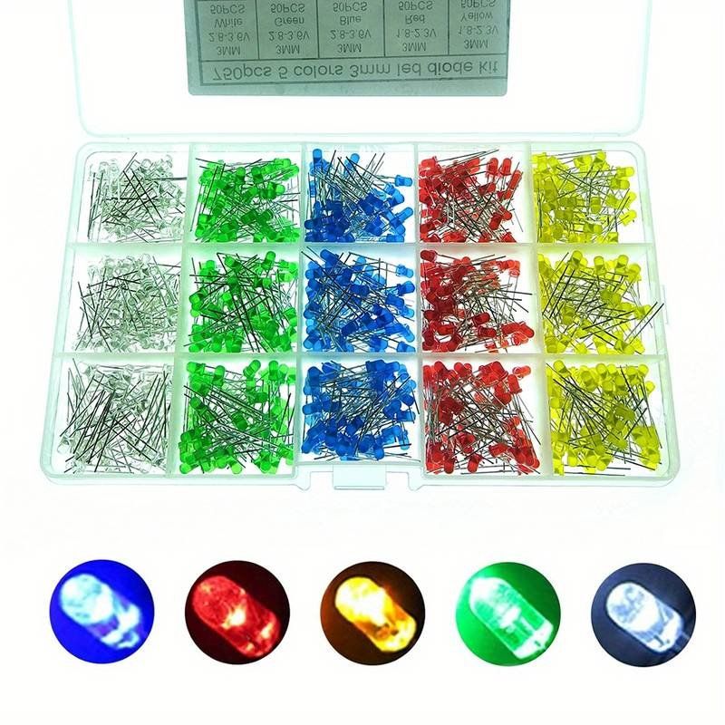 Componenti elettronici: LED-BOX 750 LED, 3mm – Nuovo (secondo la descrizione) da Luzern venduto da Salefactory
