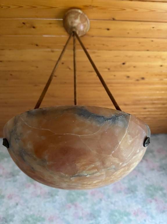 Lampade: Antike Lampe aus Alabaster – Usato da Sachseln venduto da jose1927 1
