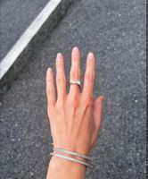 Armreif mit Diamanten, circa 1,15 ct.