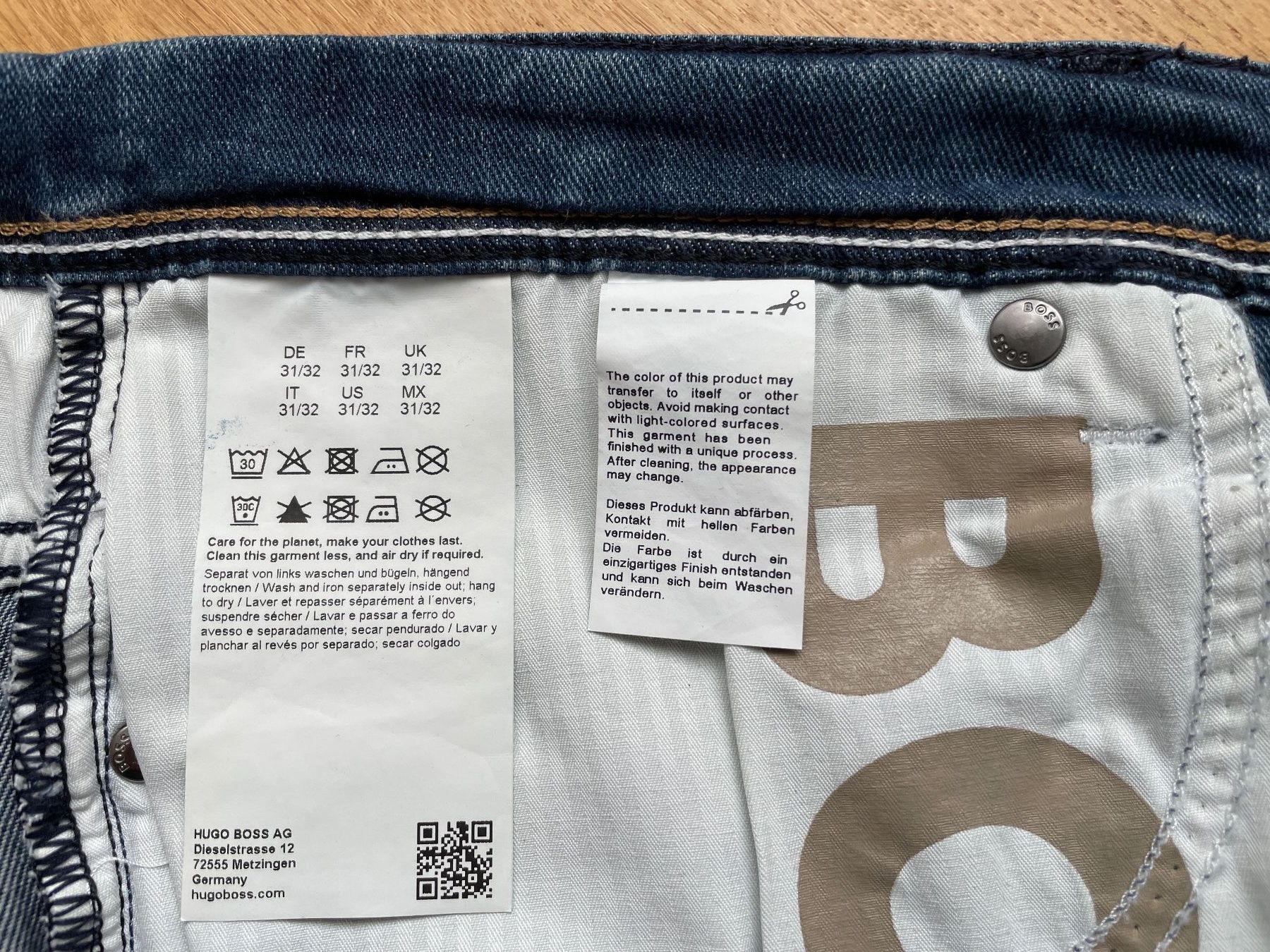 Hugo Boss Jeans: Hugo Boss Jeans, Grösse 31/32 – Usato da Spiez venduto da bartgeier02 7
