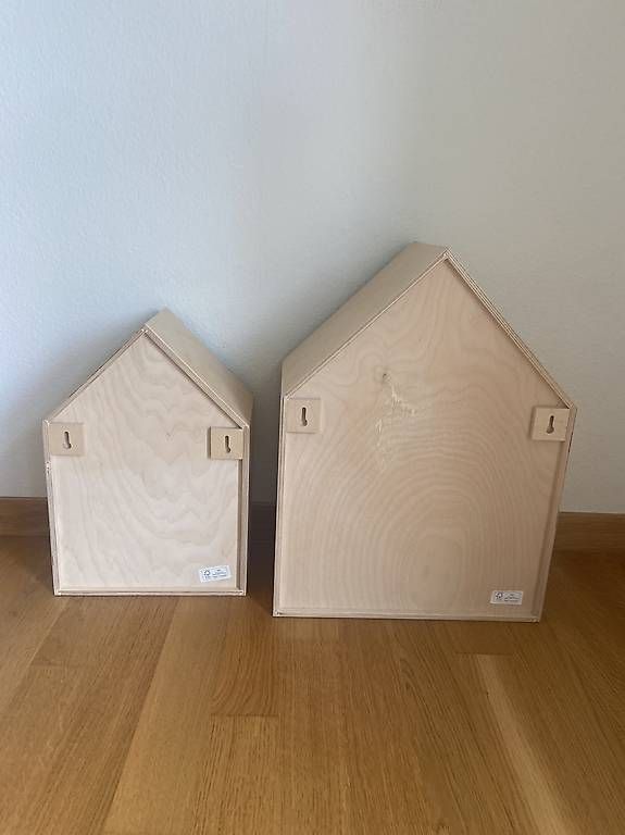 Scaffali: Regal Häuschen in Holz mit Weiss – Usato da Meggen venduto da samiragioia 2