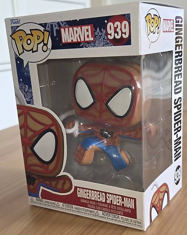 Statuette: Pop Marvel - Gingerbread Spider-Man #939 – Usato da Lenzburg venduto da Djroc