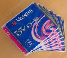 8 Stk.Verbatim DVD-R  Rohlinge bedruckbar