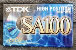 TDK"SA-100" top cassettes type II