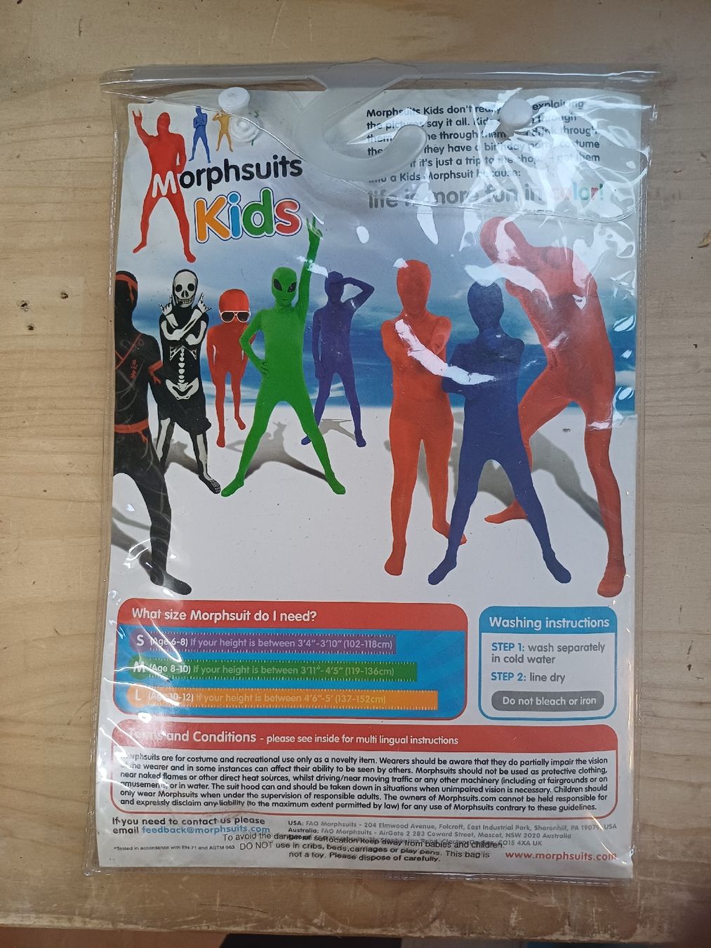 Costumi: Morphsuits Kids Blau – Nuovo e nell'imballaggio originale da Gipf-Oberfrick venduto da LuuserSieche2004 1