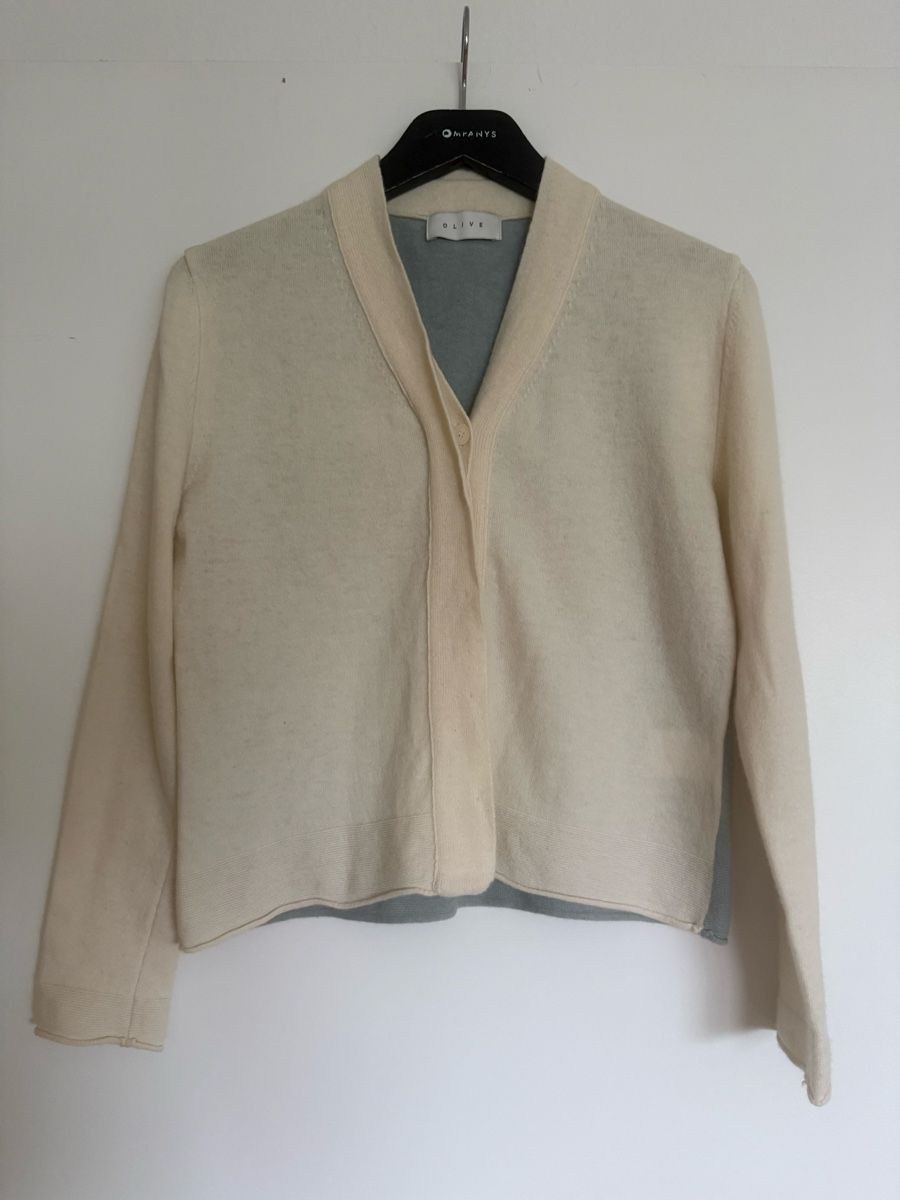 Maglioni & Felpe: Olive Strickjacke, Wolle und Kaschmir – Usato da Allschwil venduto da aga_sfn8