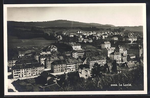 Cartes postales: AK Le Locle, Vue générale – D'occasion à Berlin par bartko-reher
