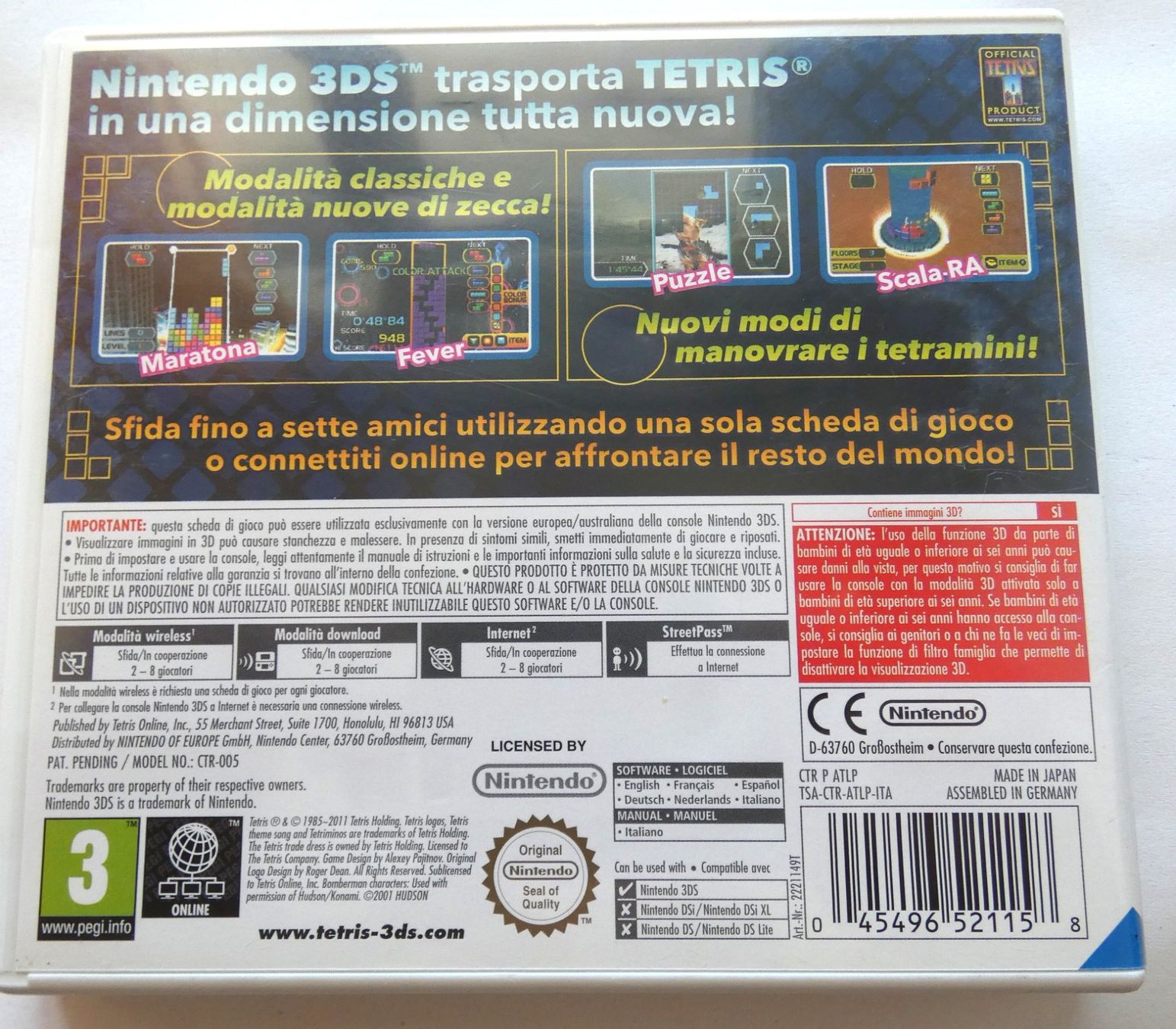 Nintendo Spiele: Nintendo 3DS - TETRIS – Gebraucht aus La Sarraz von classicworldcoins 1
