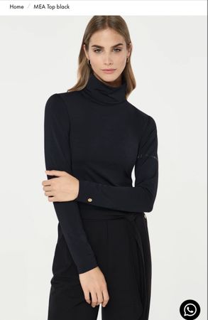 Ina Kess Rollkragenshirt schwarz 🖤 Grösse XL neu