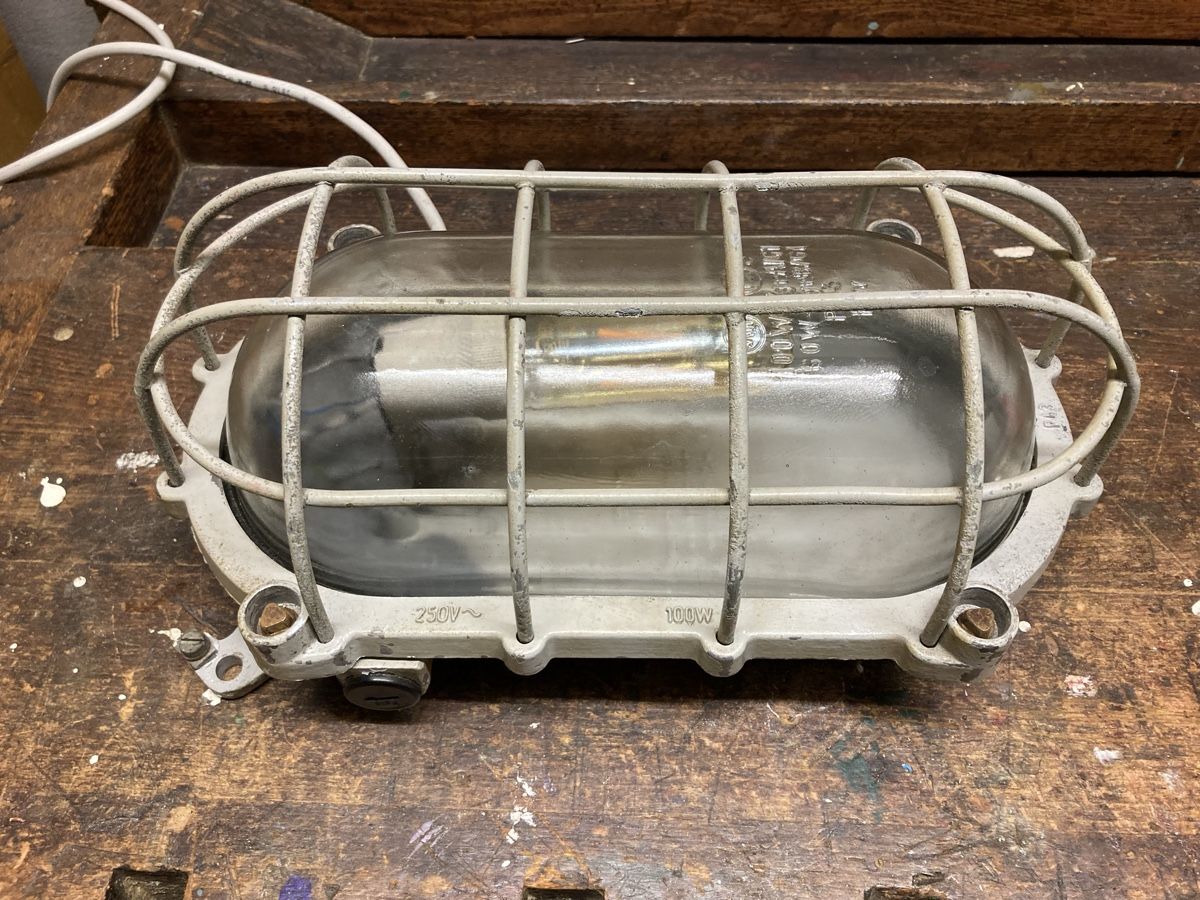 Lampade: Bunkerlampe XL vintage EOW – Usato da Schaffhausen venduto da Mano99 7