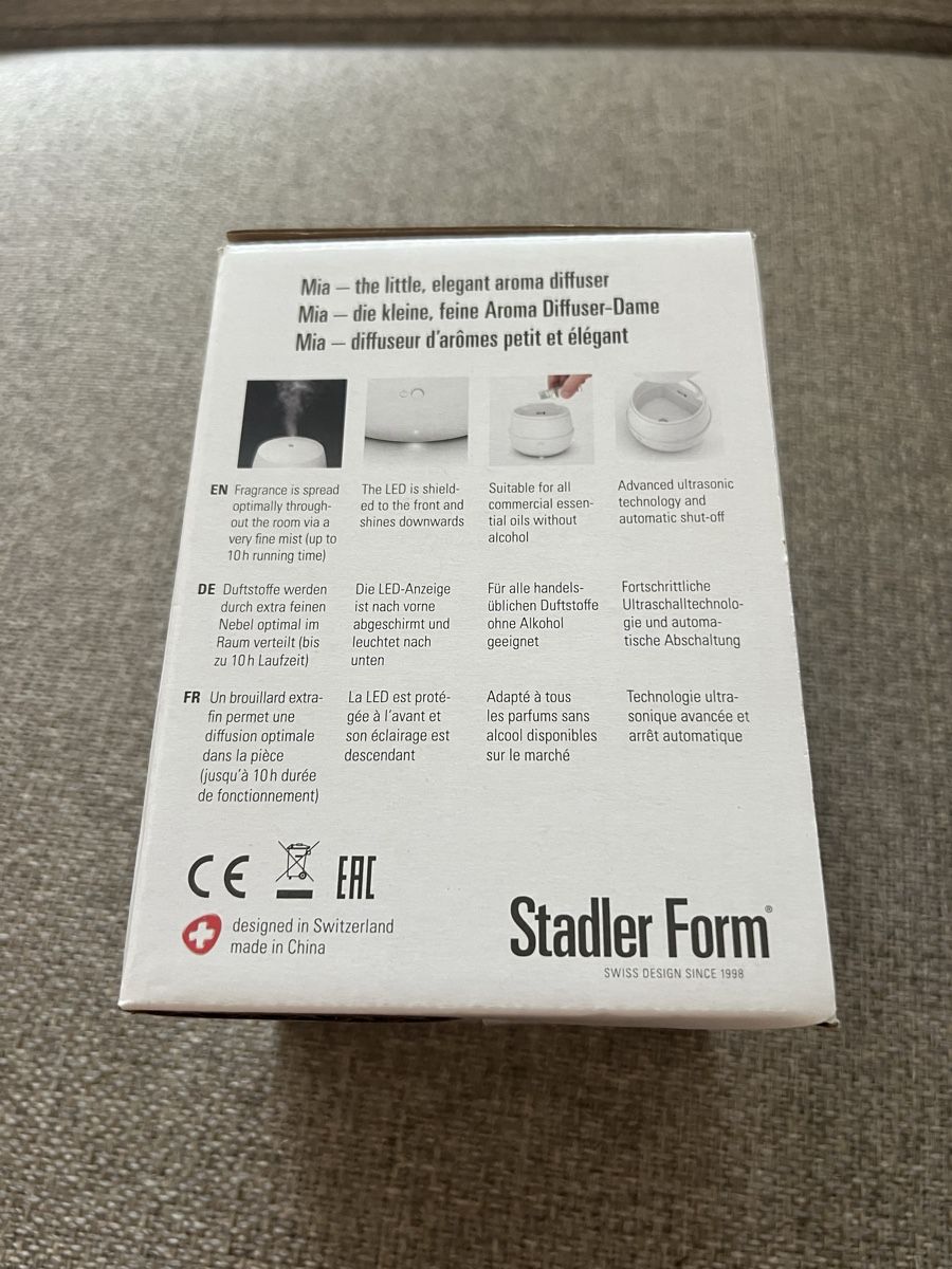 Stadler Form Diffusori di oli essenziali: Stadler Form Mia Aroma Diffuser - Neu-  – Nuovo (secondo la descrizione) da Bremgarten AG venduto da Lorenzo96096 1