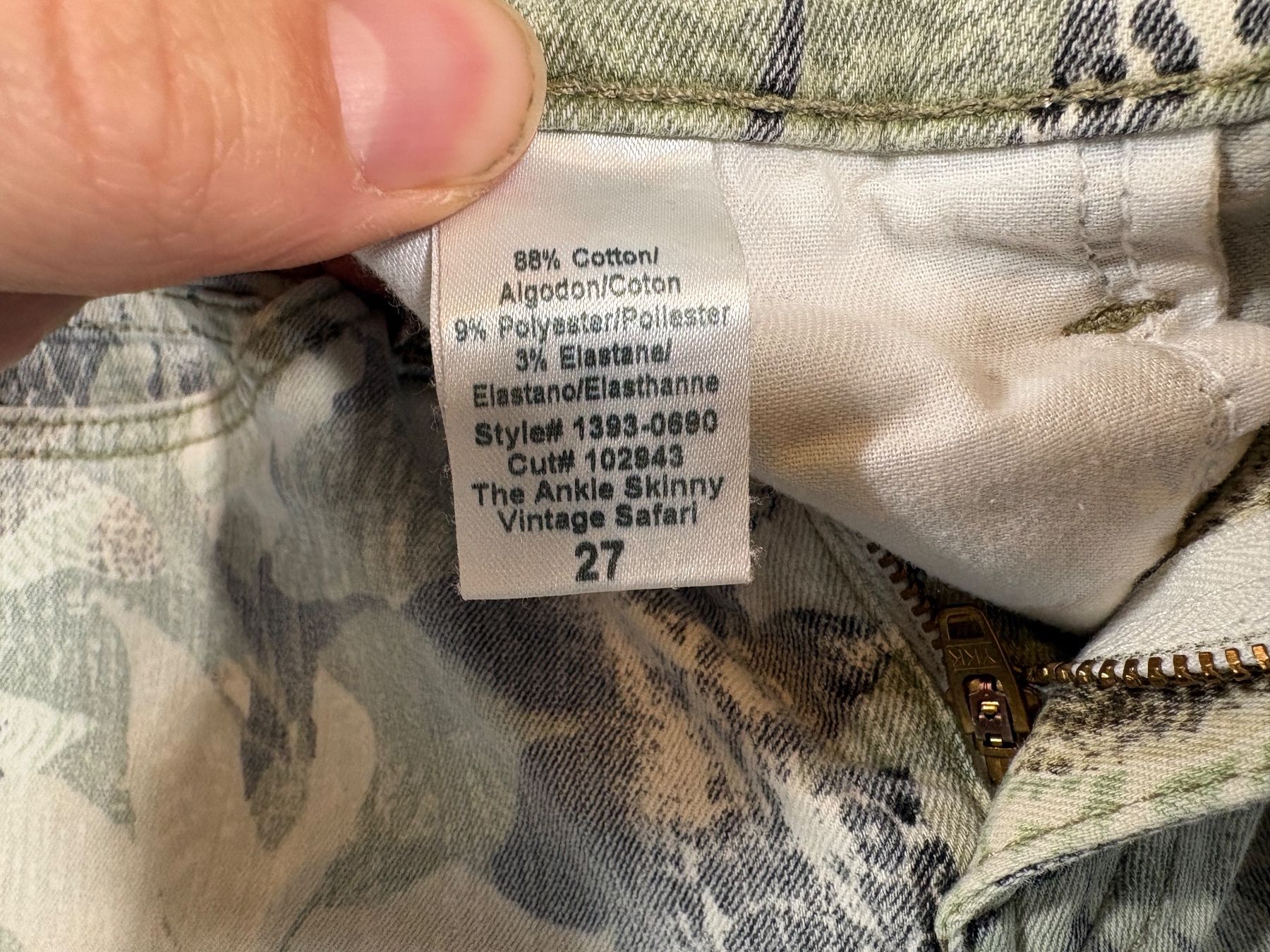 Pantaloni: Current Elliott Hose, Gr. 27, Blumenmuster – Usato da Elgg venduto da Jo_Naj 5