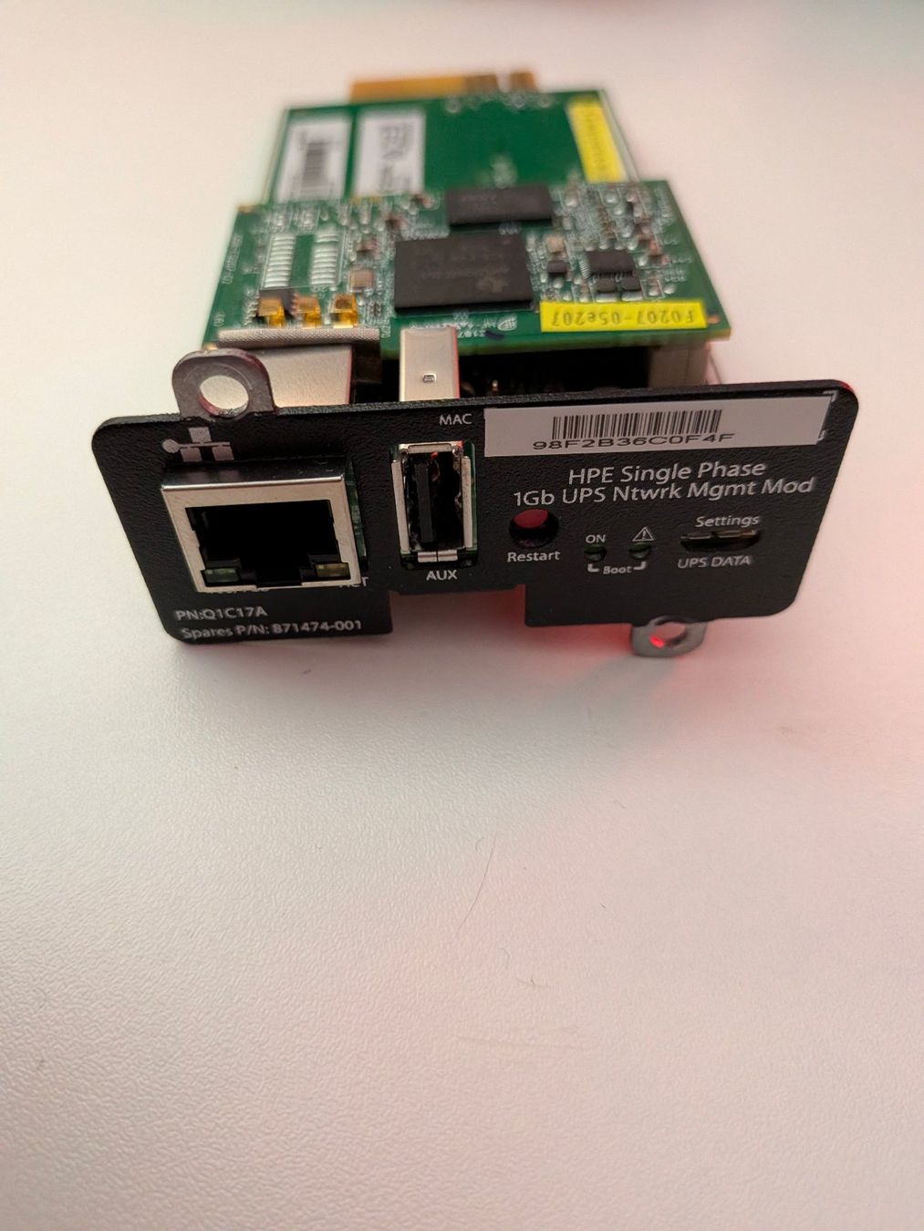 Hewlett Packard Laufwerke & Adapter: HP USV Netzwerkkarte – Gebraucht aus Amriswil von hardware_uschi