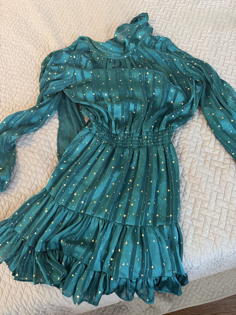 Robes: Silvian Hech Kleid in türkis – D'occasion à Uerikon par ZurichCity01