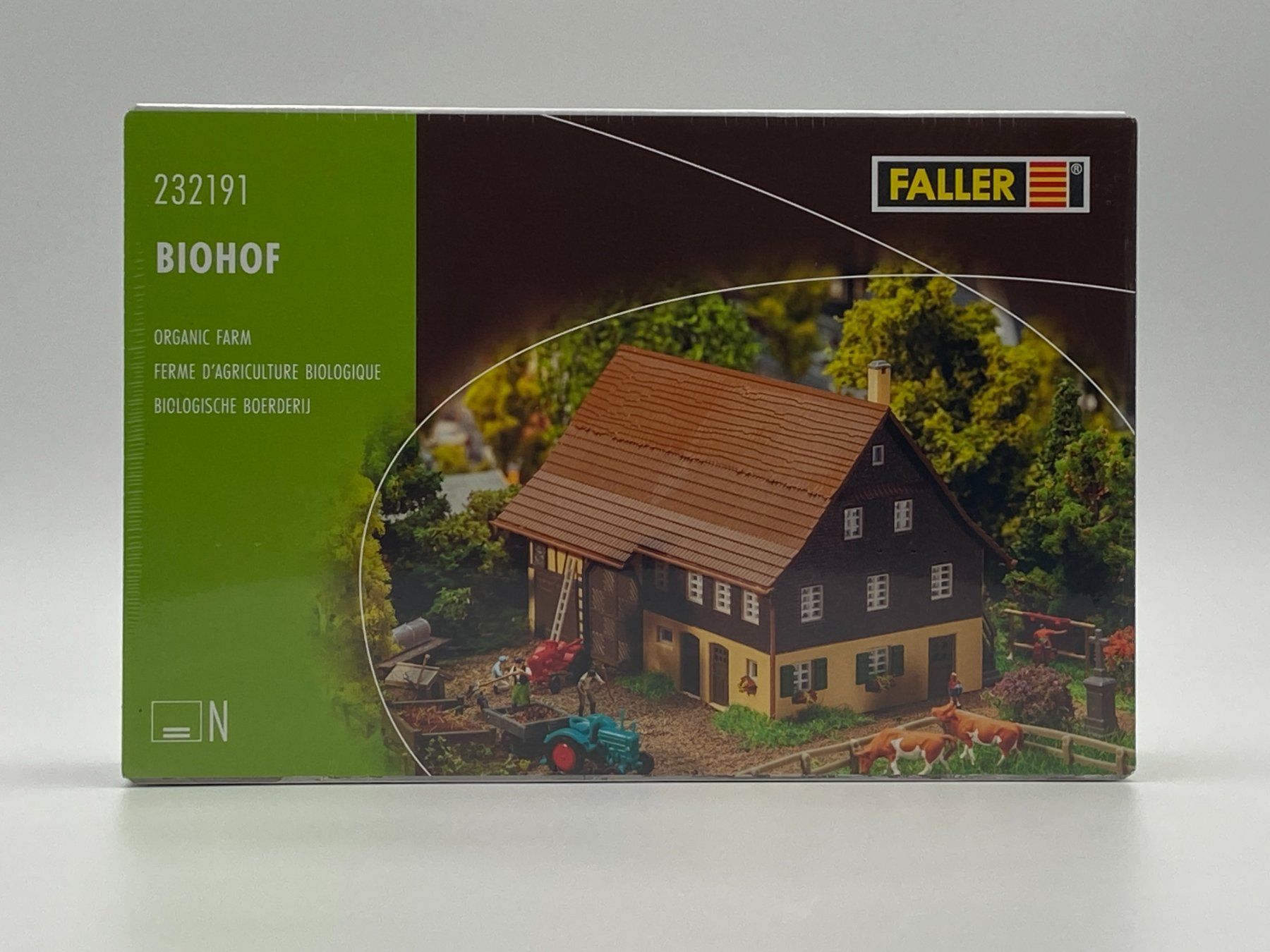 Faller Modellini di ferrovie: Faller 232191 N Biohof – Nuovo e nell'imballaggio originale da Neukirch a.d. Thur venduto da Modellbaushop 2