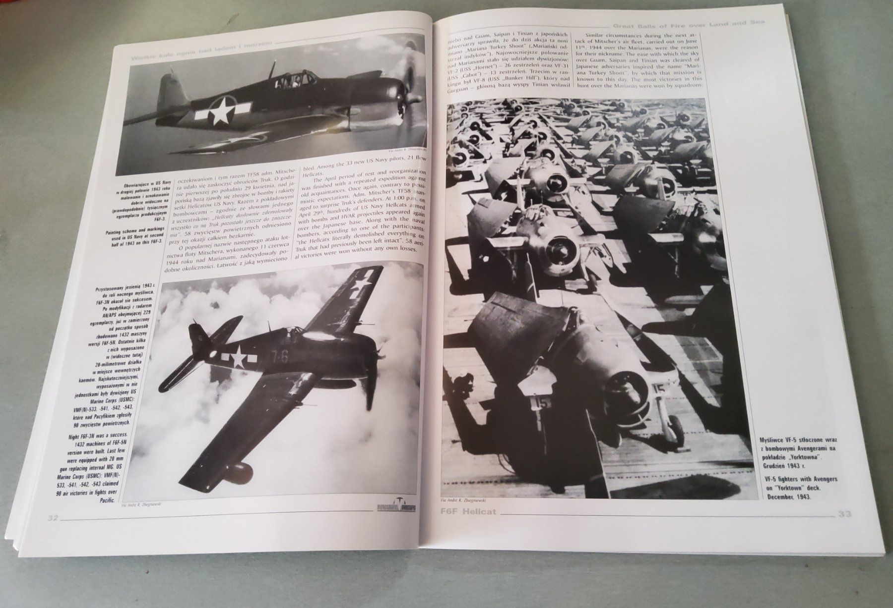 Riviste & Magazine: Magazin/Buch HELLCAT Grumman F6F englisch – Usato da Grüningen venduto da VENOM59 2