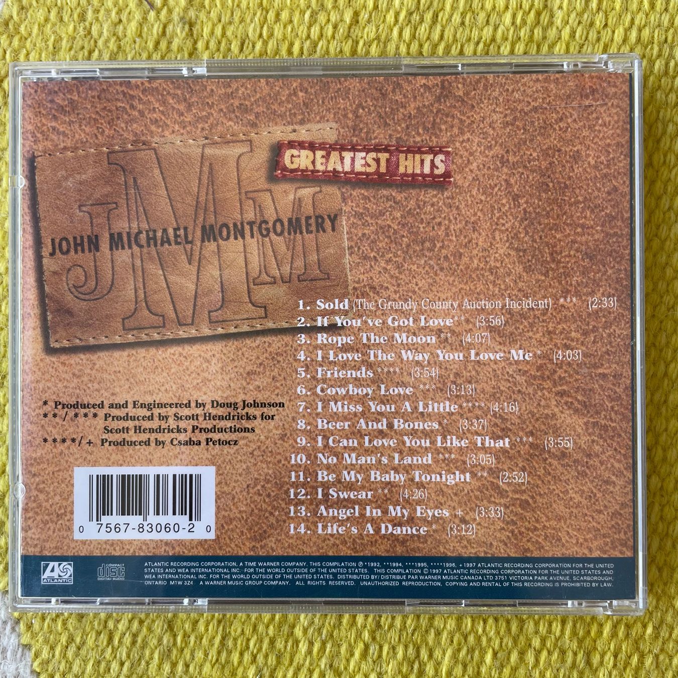 CD: JOHN MICHAEL MONTGOMERY-GREATEST HITS – Usato da Rorschacherberg venduto da CD-Roli 1