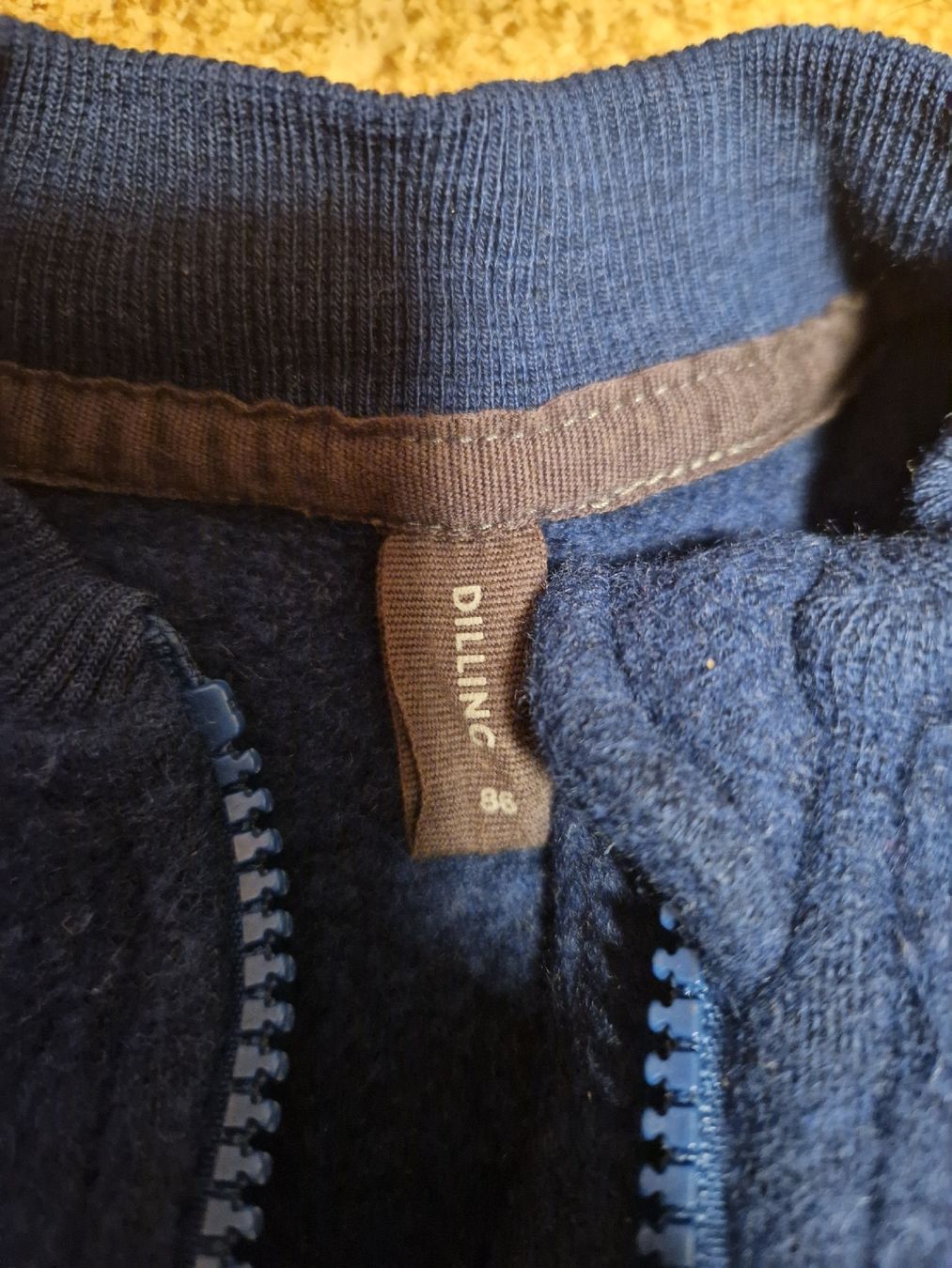 Giacche & Cappotti: Dilling Wollfleece Jacke Dunkelblau Grösse 86 – Usato da Rebstein venduto da thurnani 2