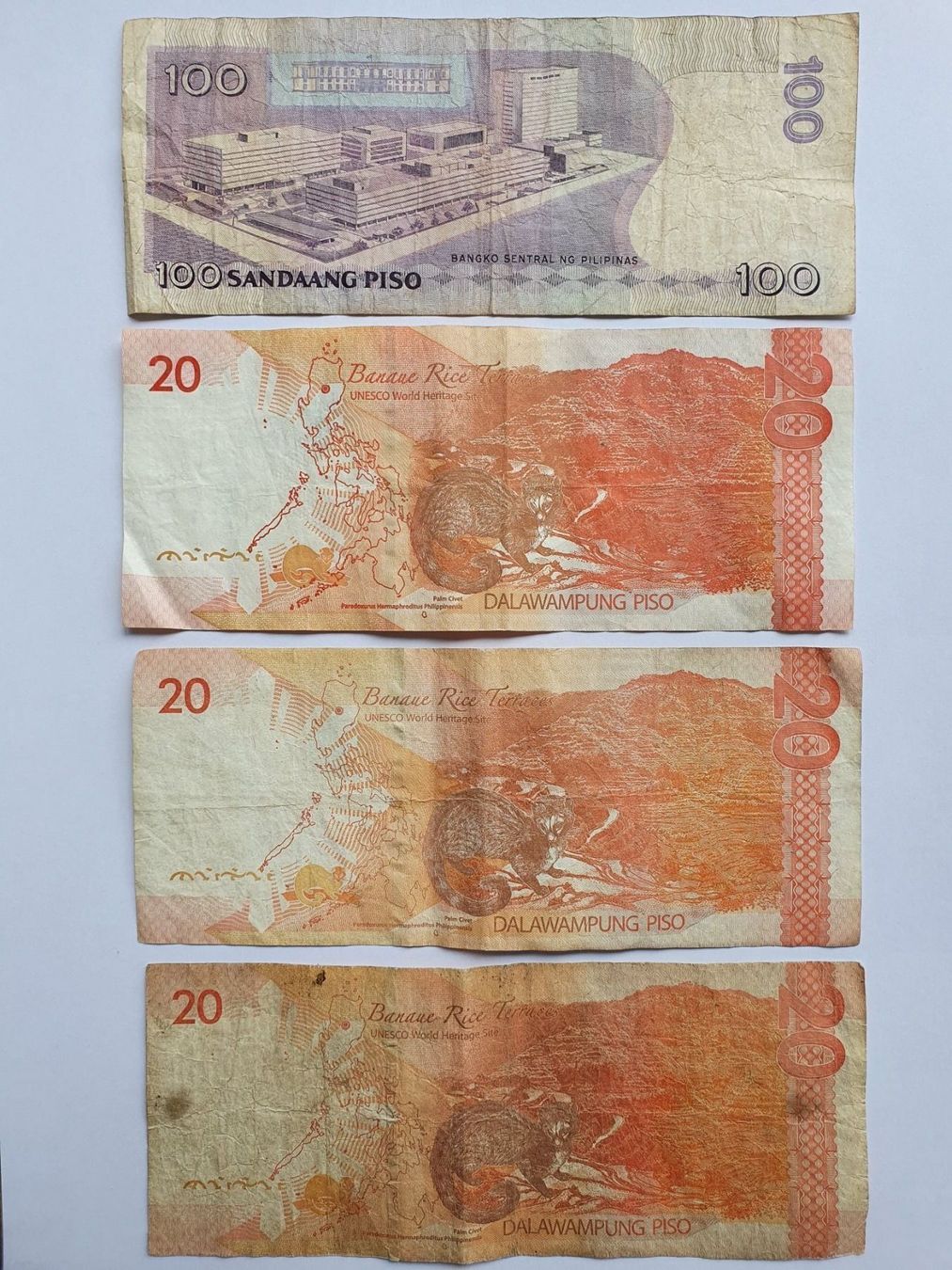Banconote: Banknoten aus Philippinen – Usato da Pravidondaz venduto da LVtik 2