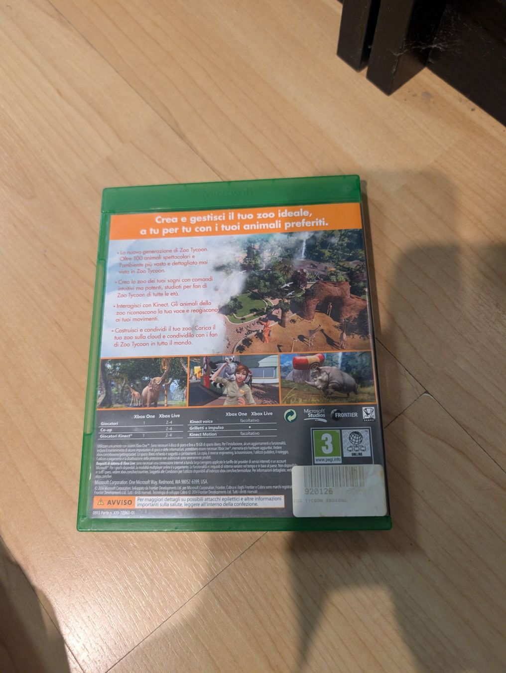 Jeux: ZOO tycoon Microsoft Xbox one/series x – D'occasion à Giubiasco par Ticinerd 1
