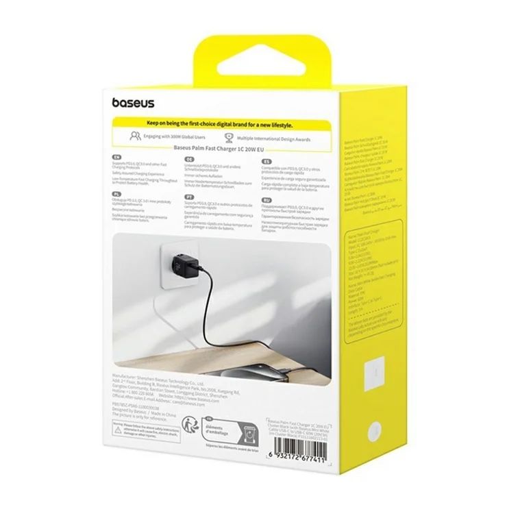 Baseus Caricabatterie: Baseus Palm Fast Charger 1C 20W – Nuovo e nell'imballaggio originale da Thun venduto da tulu_1995 1