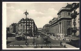 Genève, Hotel des Postes et rues du Mon