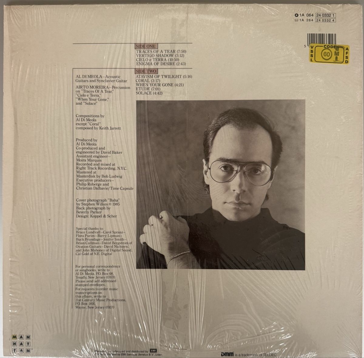 Dischi in vinile: AL DI MEOLA: Cielo e Terra – Usato da Reinach BL venduto da Jjeanluc 1