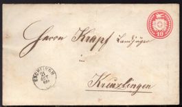ESCHLIKON, 21.OCT.69   Zwergstempel - Tübelibrief