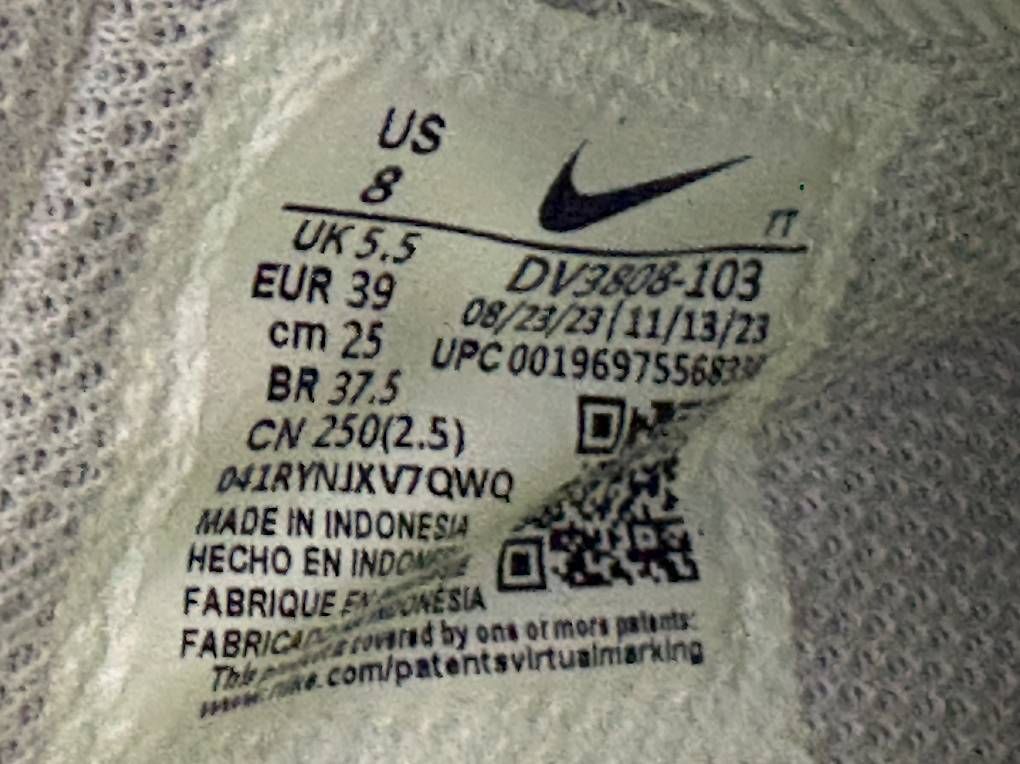 Scarpe da uomo: Nike Air Air Force 1 Gr. 39, US 8 – Usato da Aarwangen venduto da evita1976 4