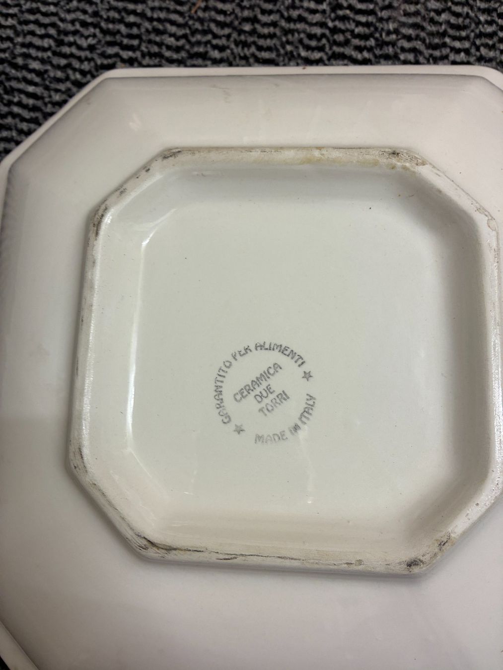 Ciotole: Fruchtschale, Obstdekor, ca. 32 x 32 cm, Made in Italy – Usato da Biberist venduto da longimanus3 7