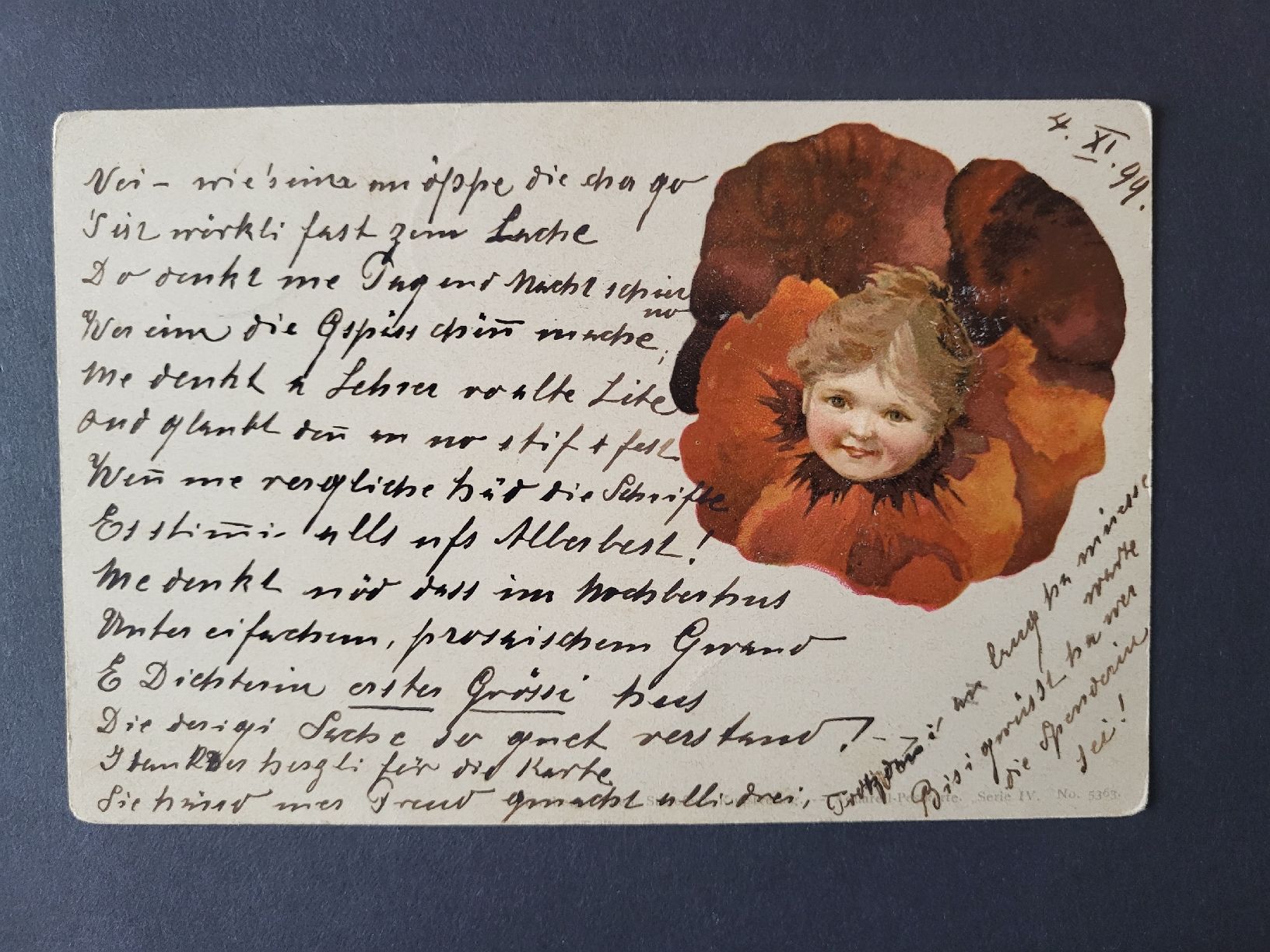 Tutti i francobolli: 1899, Postkarte nach Heiden mit farbiger Rückseite – Usato da stäfa venduto da brandy66