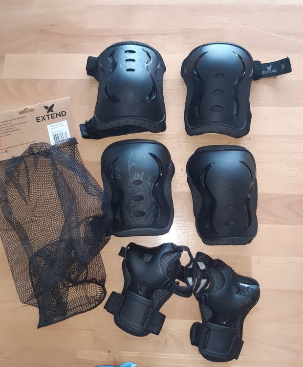 US-Militär Knie- & Ellbogenschoner-Set | ACU, 4-teilig | Verstellbar, Aus Hartplastik