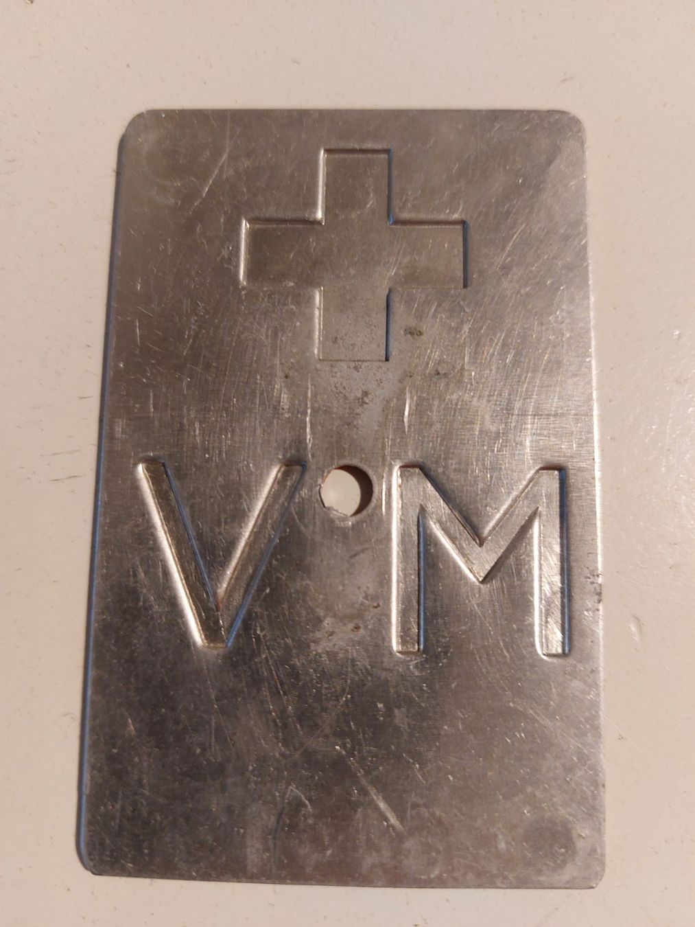 Schweizer Armee Schilder: Velonummer MV  Militär Velo Plaque 6441 – Gebraucht aus Schenkon von Uhu007 1