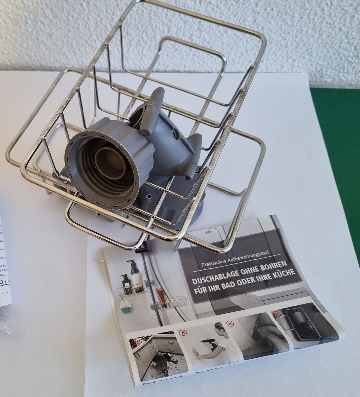 Supporti a parete: 2 Stück Duschablagen oder Küche ohne Bohren – Nuovo e nell'imballaggio originale da Zofingen venduto da Felpa 2