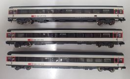 Fleischmann N - 3 SBB P'wagen EW IV - Art. 6260014 & 6260058