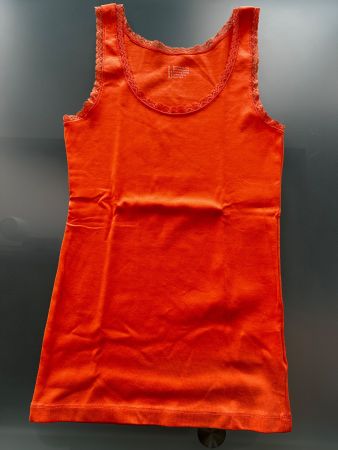 Débardeur orange femme taille S bon état