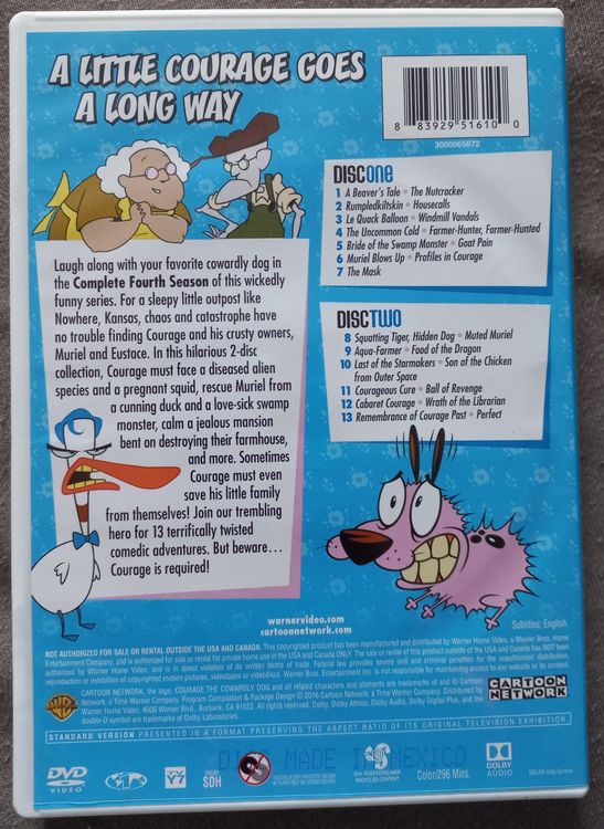 Courage der Feige Hund, the cowardly dog Cartoon Network DVD Kaufen auf Ricardo