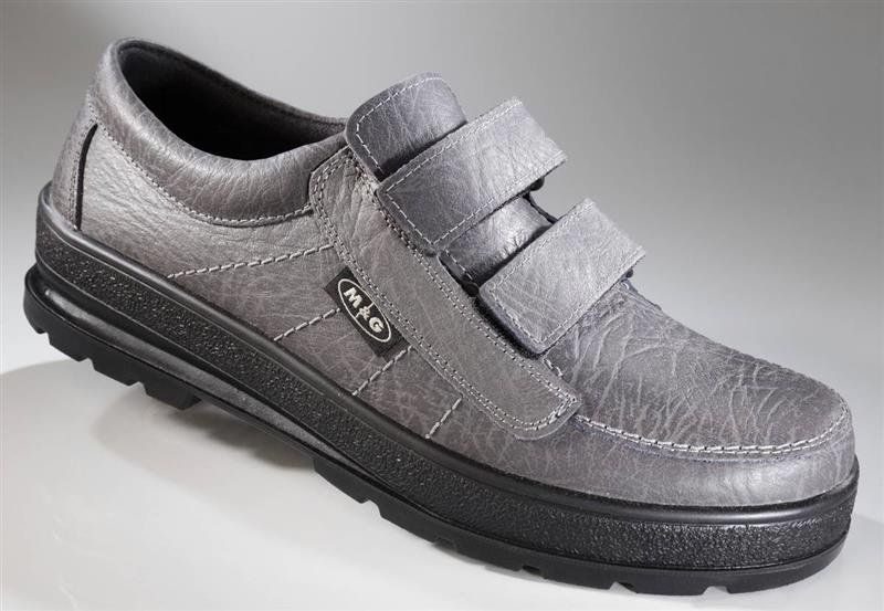 Scarpe da uomo: Freizeit- u. Wanderschuh mit Klettverschluss, Gr. 40 grau – Nuovo e nell'imballaggio originale da Koppigen venduto da Ready2Work 1