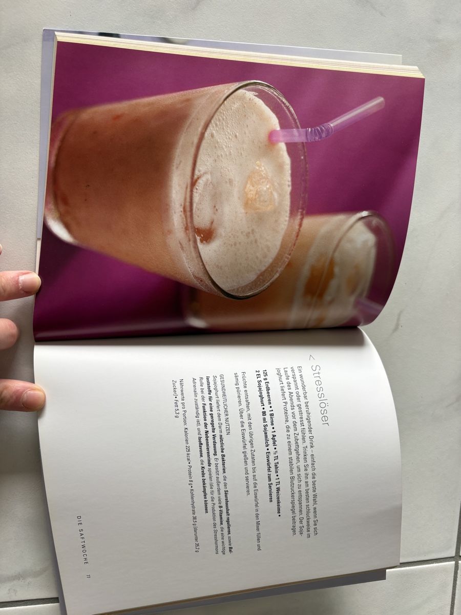 Livres: Smoothie Rezeptebuch – D'occasion à Baar par steffi_16 2