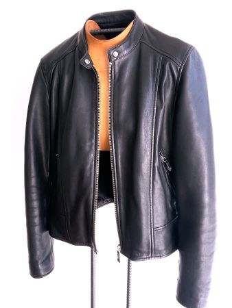 Massimo Dutti Lederjacke d'braun Gr. M