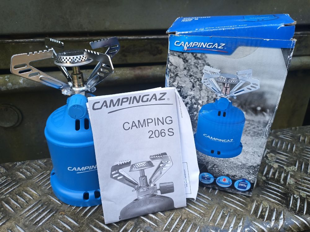 ancien rechaud 1 feu camping gaz caravane gaz cartouche vintage