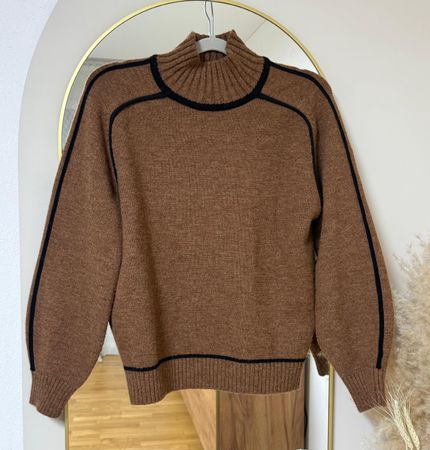 Pullover Rollkragen Gr S-M 36-38