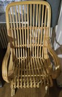 Rattanstuhl Sessel Geflecht hellbraun guter Zustand