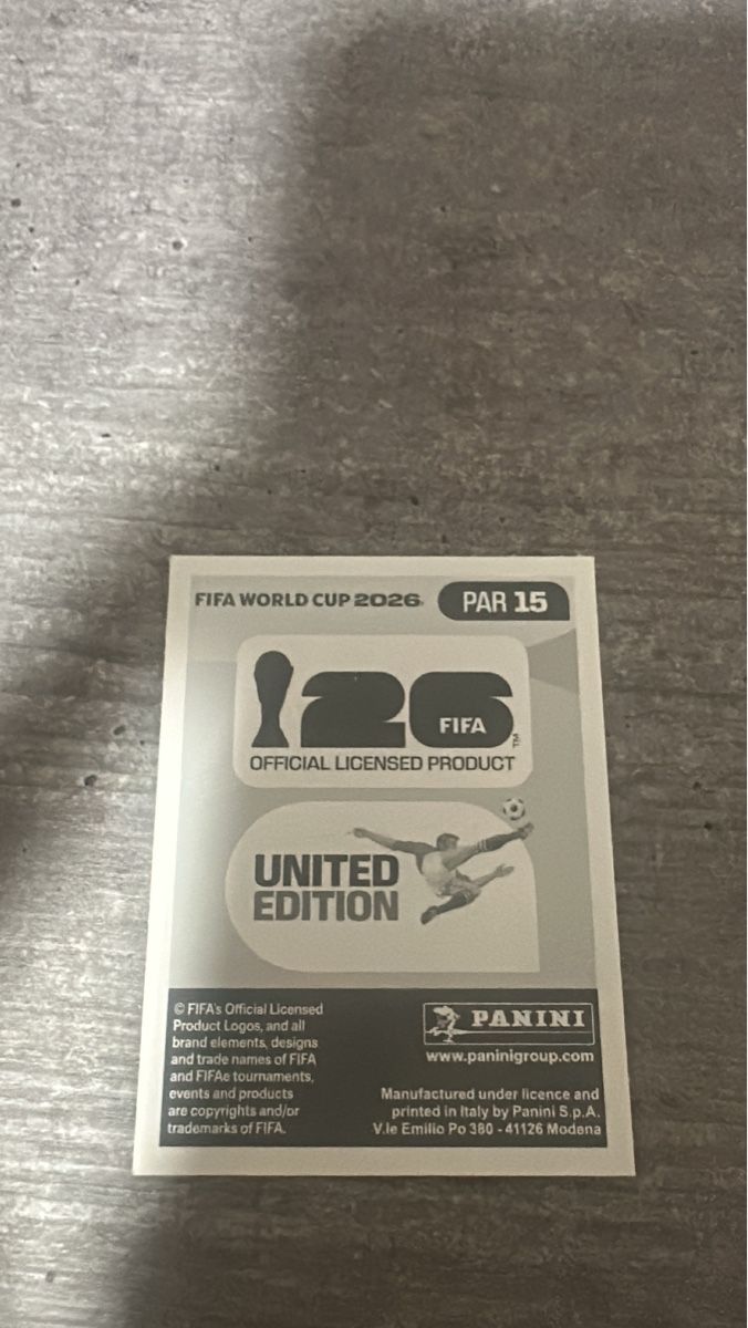 Panini Carte collezionabili: PAR 15 , FIFA WORLD CUP 2026 – Nuovo (secondo la descrizione) da Frauenfeld venduto da 1PegPeg1 1