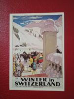 Plakatkarte Affiche Winter in Switzerland