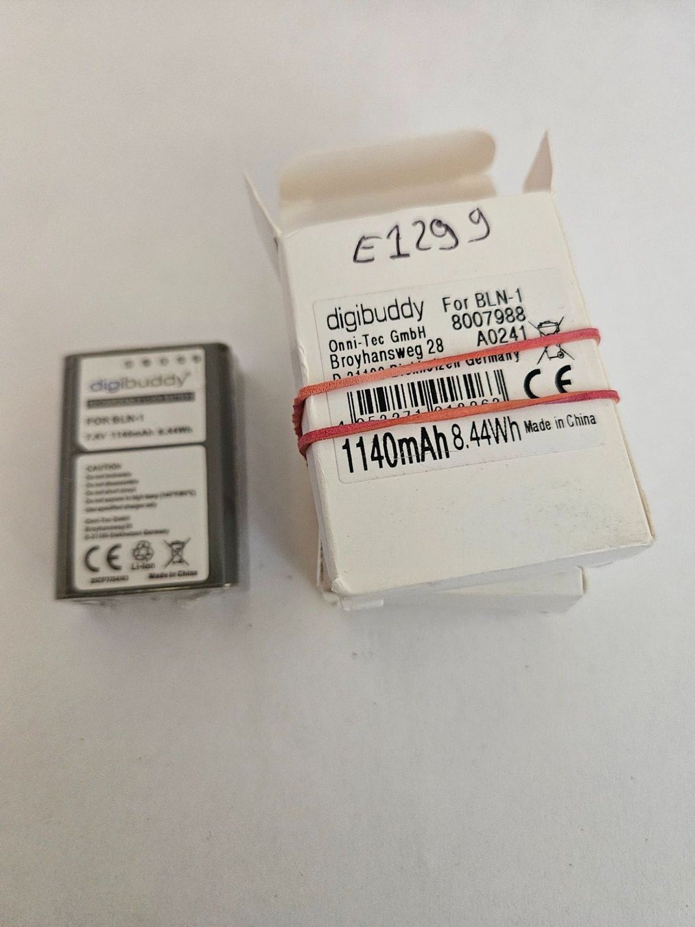 Akkus: Batterie pour Olympus OM-D E-M1 OM-D E-M5 Pen E-P5 1140mAh – Neu und originalverpackt aus Valentigney von OrigineProd